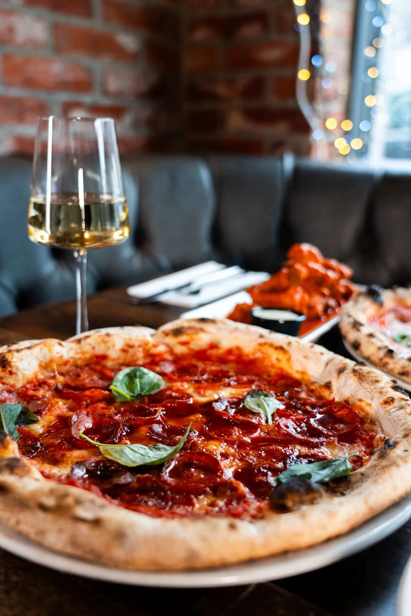 Stoned baked pizza at the Revolution